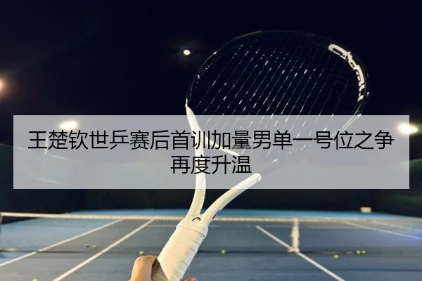 王楚钦世乒赛后首训加量男单一号位之争再度升温 | ODSPORTS